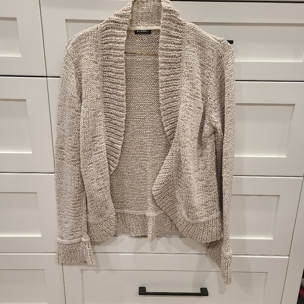 Planet hand woven cardigan